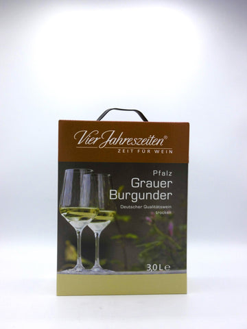 WG Vier Jahreszeiten Grauburgunder trocken Bag in Box 3,00l