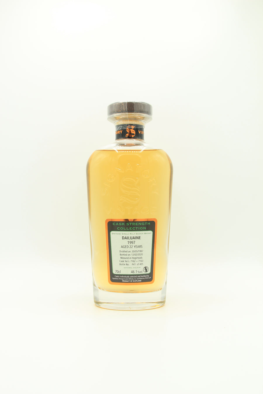 Dailuaine 1997 22yo Signatory Vintage, Hogshead 46,1%