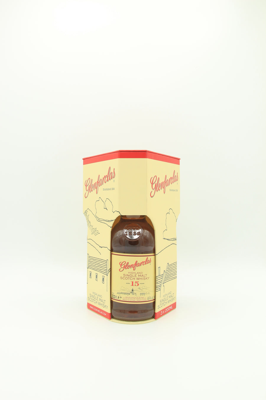 Glenfarclas TriPack 15yo, 21yo, 25yo á 0,2l