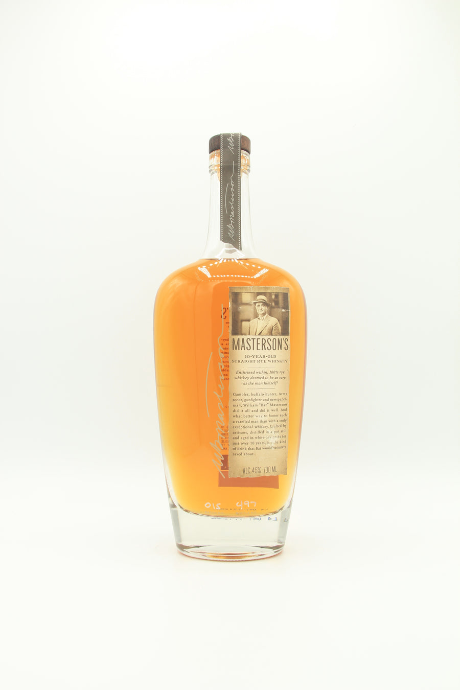 Masterson's 10yo Straight Rye, USA