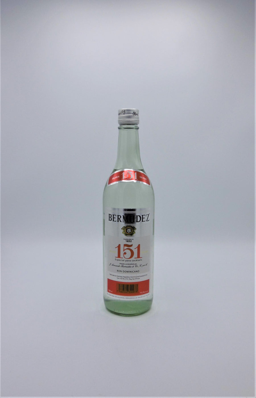 Bermudez 151 75,5% Overproof White
